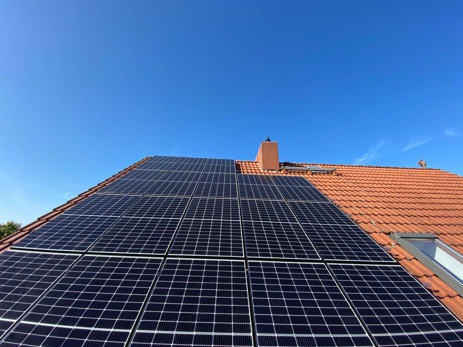 Leipzig: Haus mit Solar.